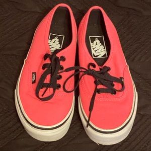 VANS Pink Low Tops